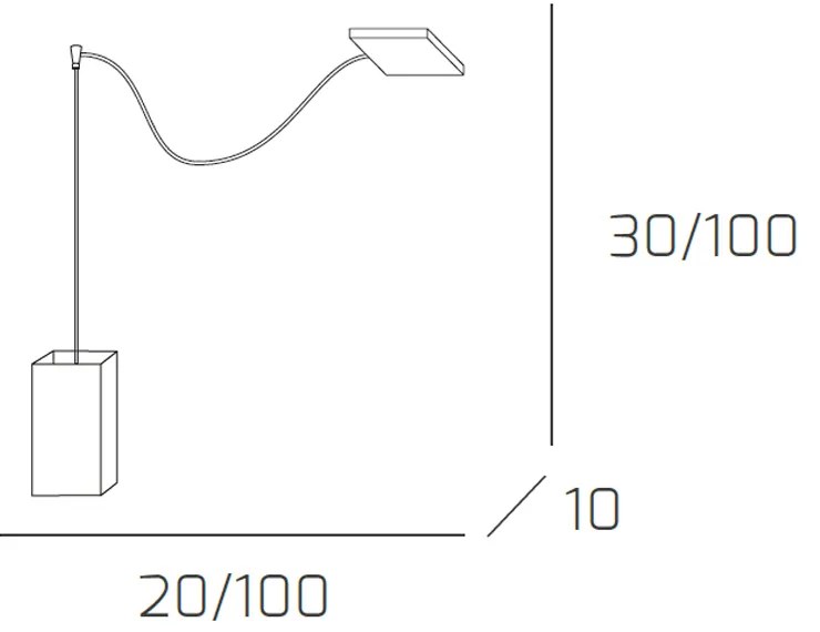 Sospensione Contemp Decentratori Wild Metallo Cromo Vetro Satinato 1 Luce E27