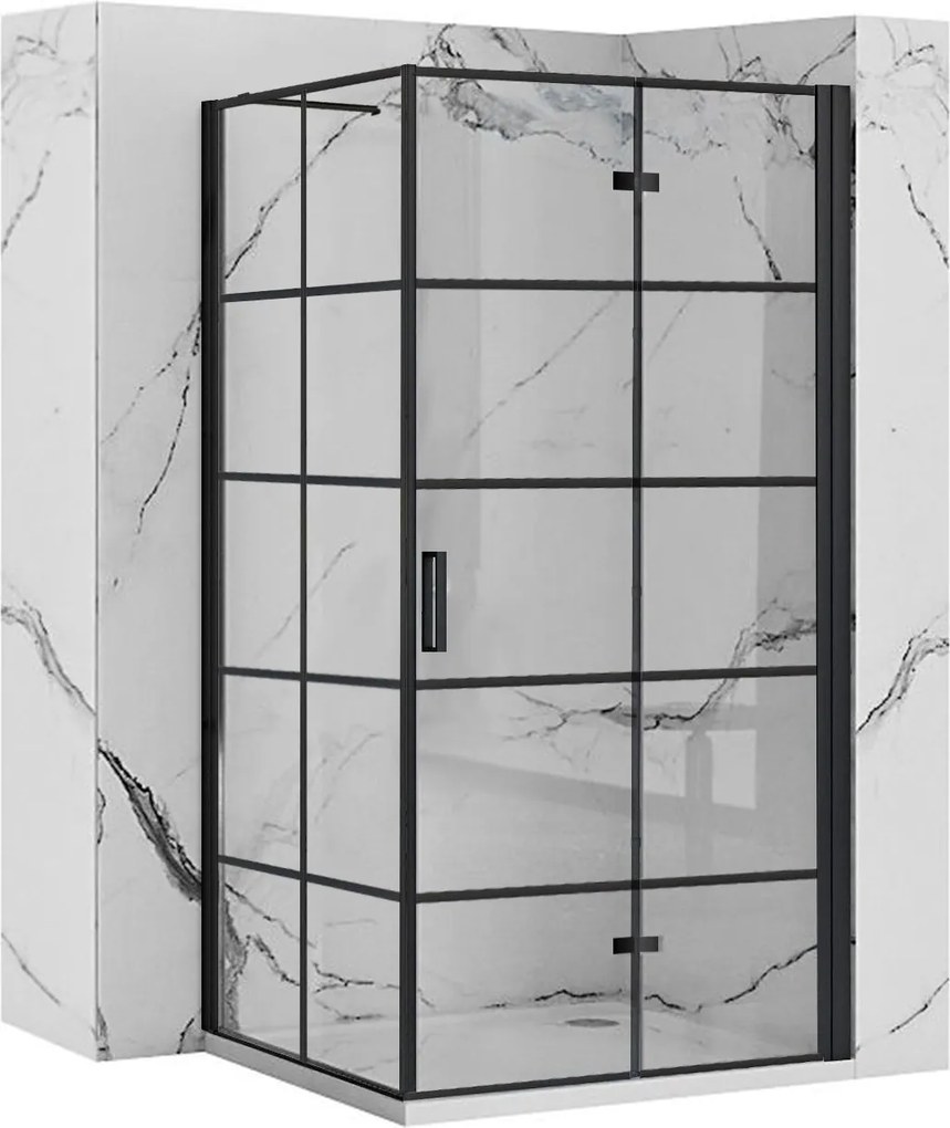Cabina doccia Rea Molier Black 90x80