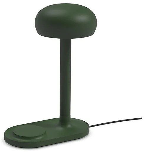 Eva Soloeva solo - Emendo Lampada da Tavolo w/Qi Wireless Charging Emerald