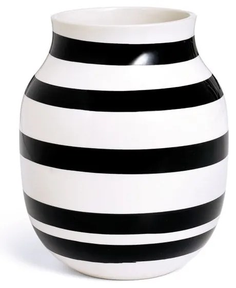 Vaso in ceramica bianco/nero Omaggio - Kähler Design