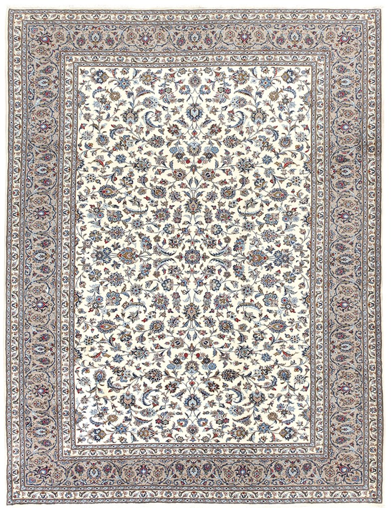 Kashan Tappeto 340x250 (Iran) Annodato A Mano