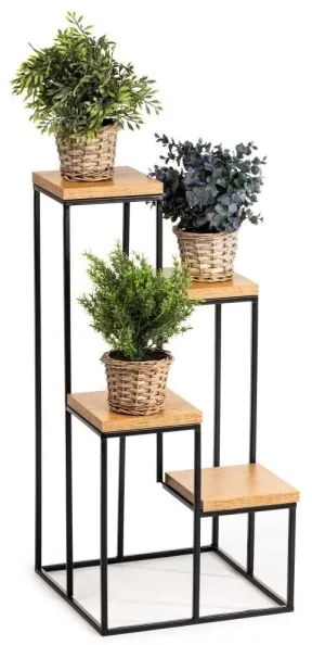 Portafiori KASKADA 70x34 nero/marrone