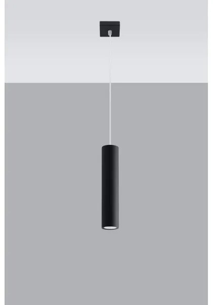 Sollux SL.0327 - Lampadario a sospensione con filo LAGOS 1 1xGU10/10W/230V nero