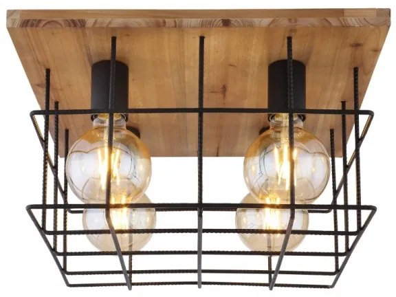 Globo 15530-4D - Plafoniera MERRIL 4xE27/60W/230V