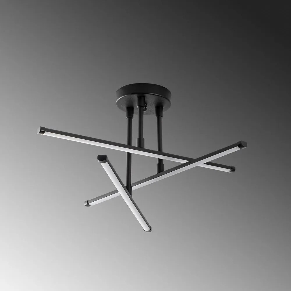 Plafoniera LED nera 26x51 cm Umut – Opviq lights