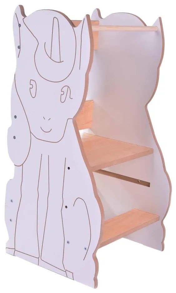 Torre d'apprendimento UNICORN bianco/acero