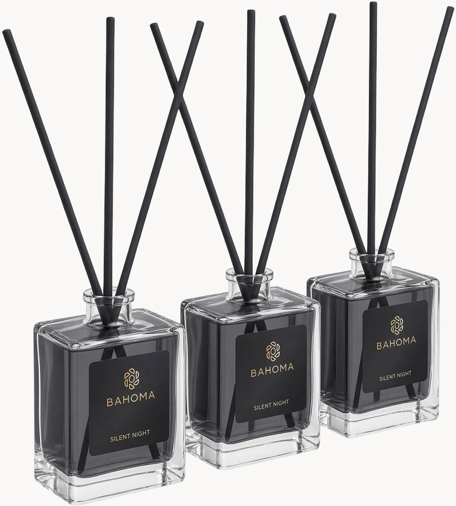 Set di 3 diffusori Reed Silent Night (mandarino, noce moscata, alloro)