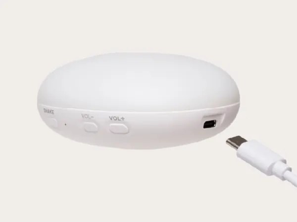 Moonie - Compagno per la nanna con melodia e luce, foca grigio organico