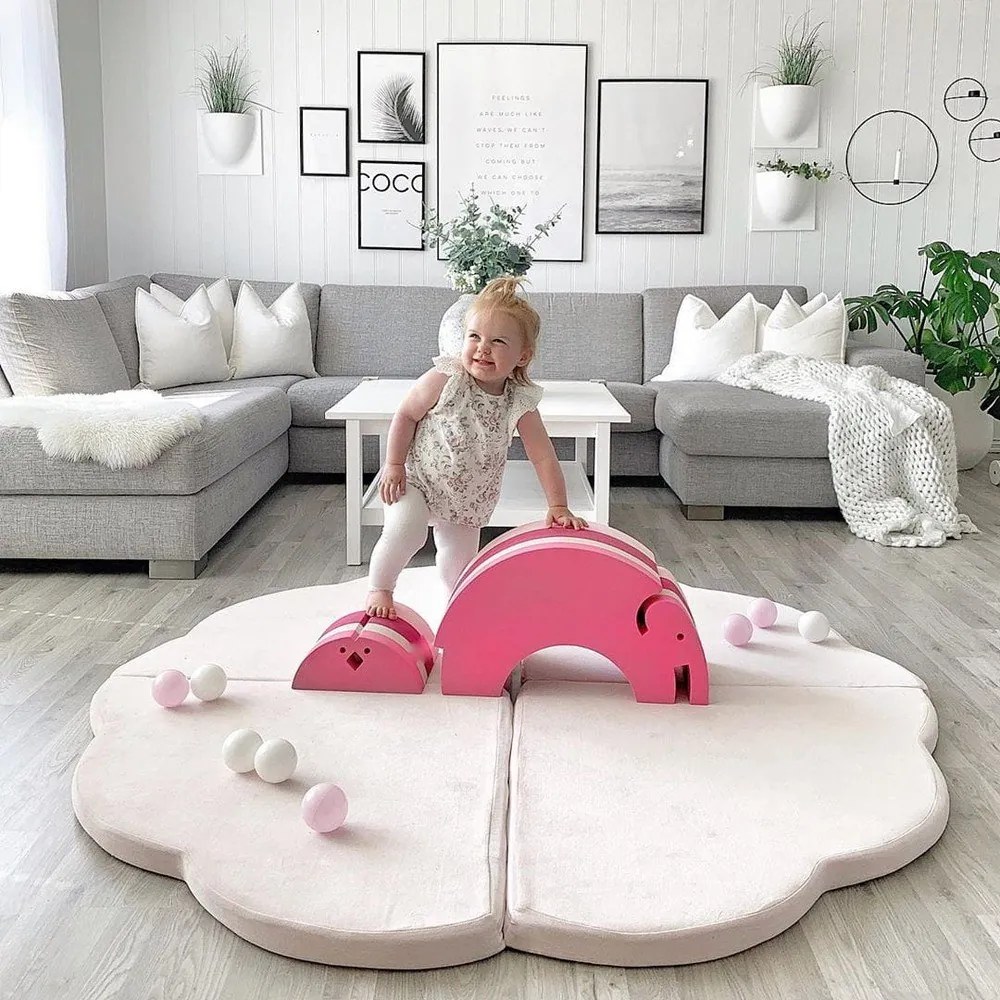 Palestrina per bambini rosa 160x160 cm – Meowbaby