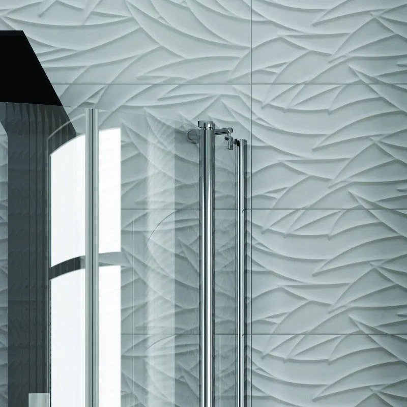 Box doccia semicircolare 80x80 ante battenti h200 | KPX2000 - KAMALU