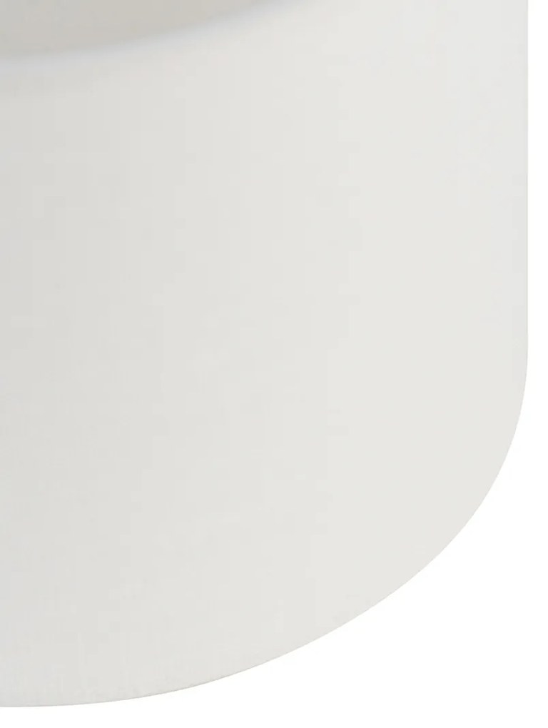 Paralume in cotone bianco | 18/18/14