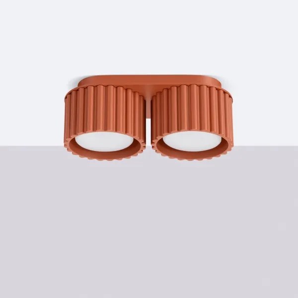 Sollux  SL.1803 - Faretto AURA 2xGX53/10W/230V arancione