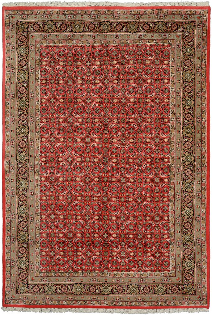 Bidjar Tappeto 240 x 170 Rosa (Indian) Annodato A Mano