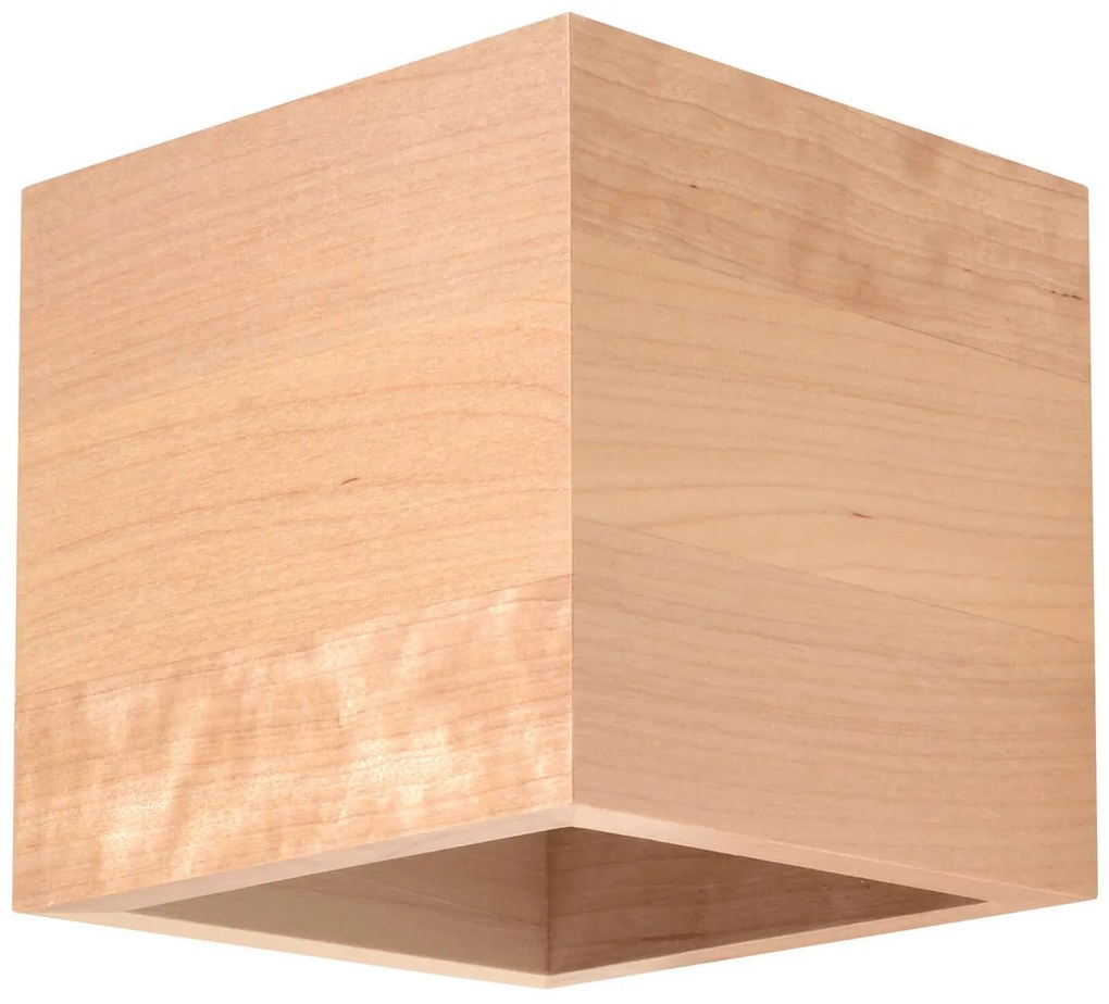 Applique in Legno Naturale da parete QUAD G9 da interno