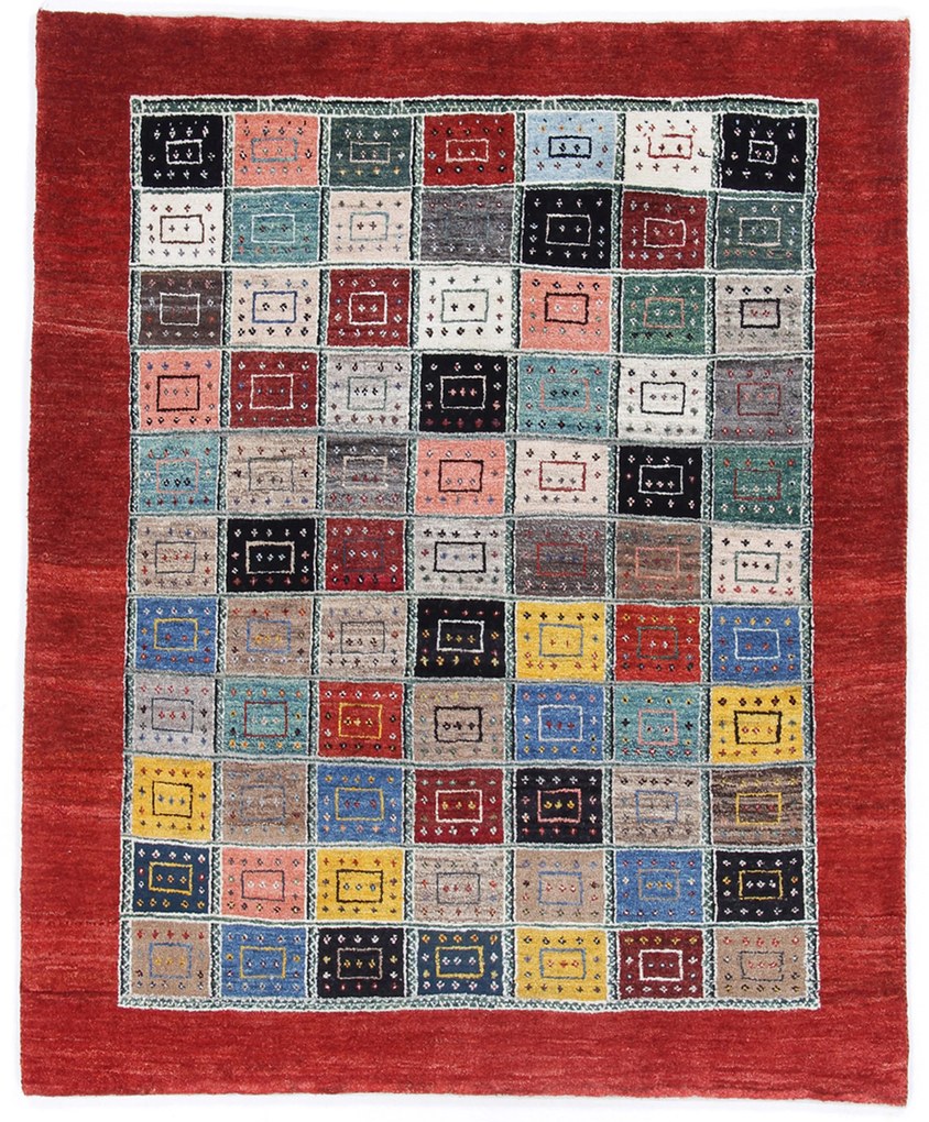 Rizbaft Tappeto 110x140 (Iran) Annodato A Mano
