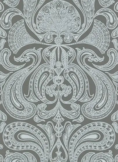 Malabar - Designtapete von Cole and Son - Olive/ Weiß