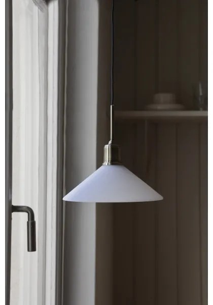 Markslöjd 108867 - Lampadario a sospensione con filo VELA 1xE27/40W/230V ottone/bianco