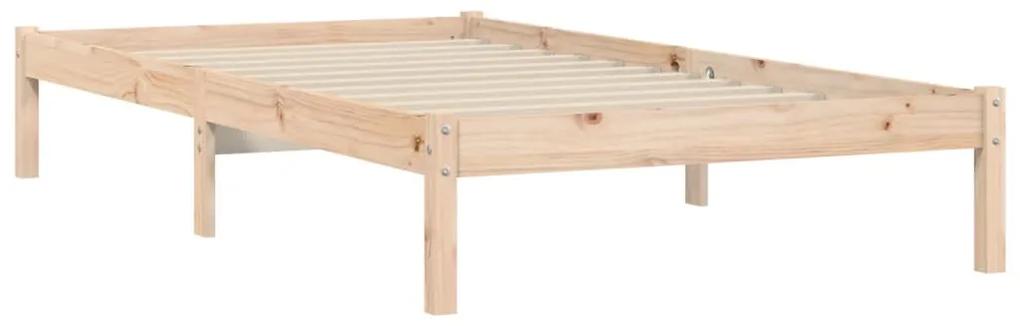Giroletto 75x190 cm in legno massello di pino 2ft6 small single