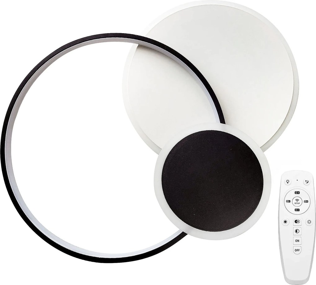 Lampada da soffitto APP1709-C Black LED