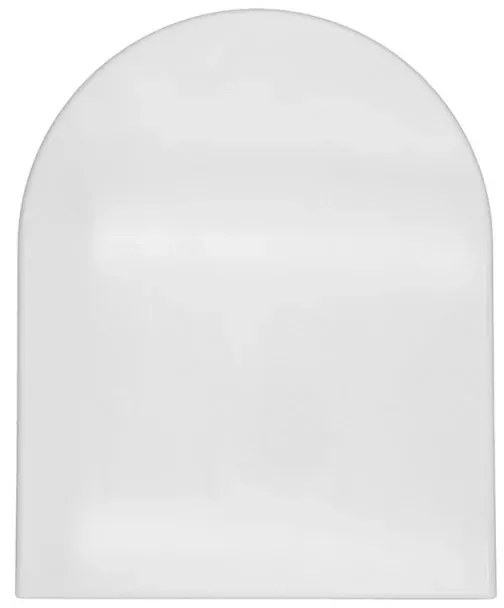 Copri wc compatibile serie Resort di Rak bianco modello avvolgente