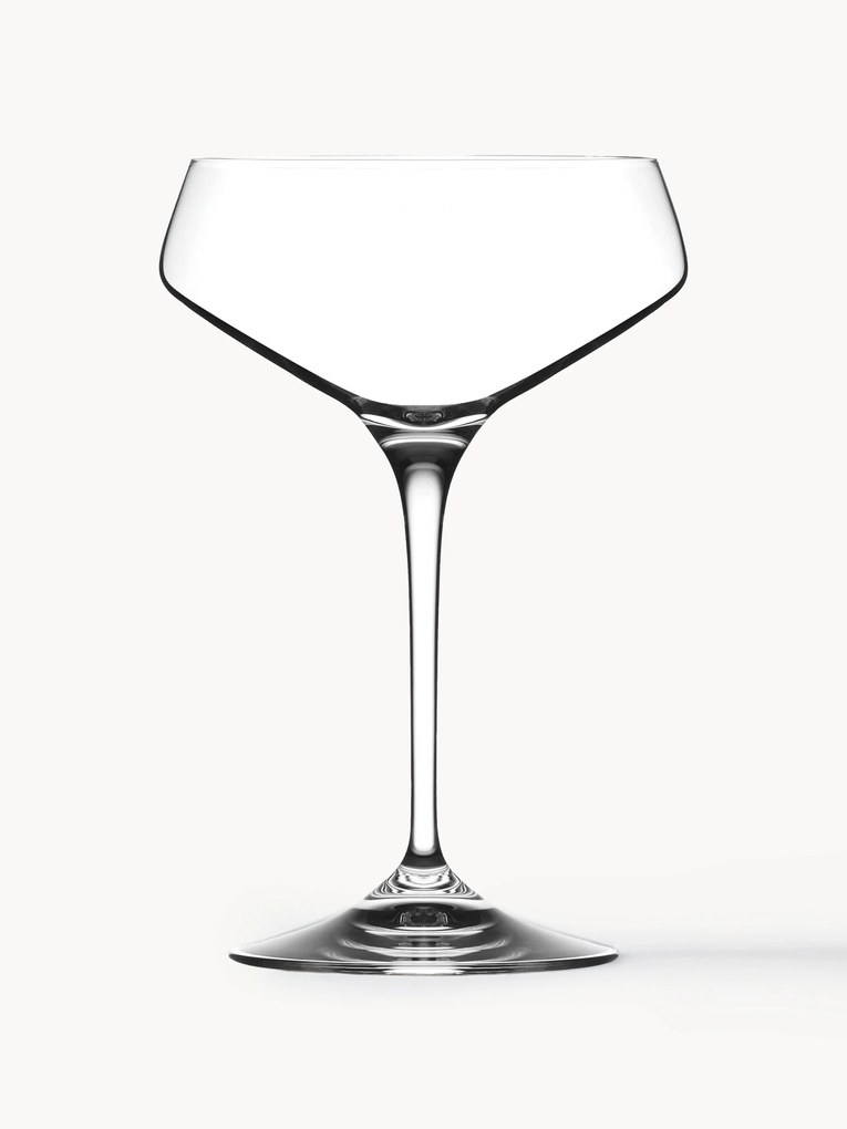 Set di 6 coppe da champagne in cristallo Aria