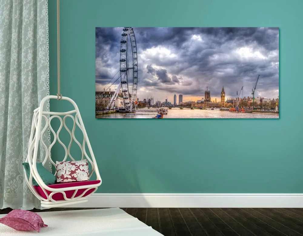 Quadro su tela – Londra unica e il fiume Tamigi