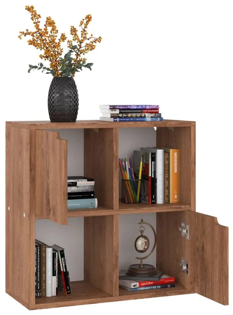 Libreria rovere marrone 60x27,5x59,5 cm in truciolato