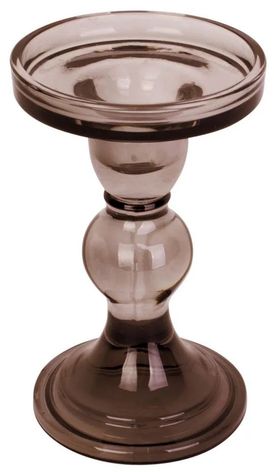 Portacandele in vetro marrone Art Glass Art - PT LIVING