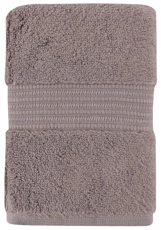 Asciugamano in cotone viola 50x30 cm Chicago - Foutastic