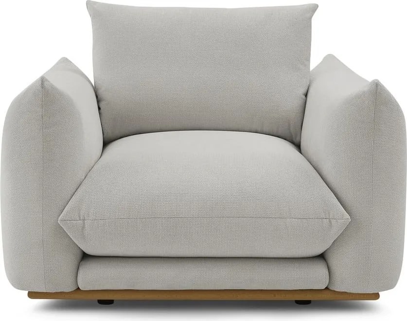 Poltrona in grigio chiaro Ernest – Bobochic Paris