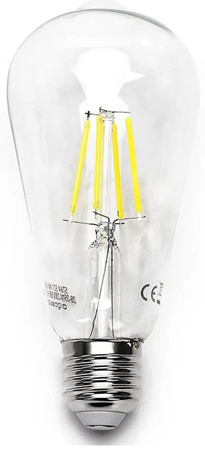 Lampadina LED ST64 E27/8W/230V 6500K - Aigostar