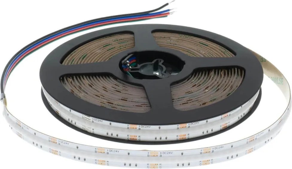 Striscia LED COB RGB Multicolore 16W/m 24VDC IP20 5m Professional Colore RGB