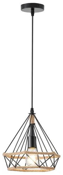 Lampadario a sospensione con filo FLARE 1xE27/15W/230V beige