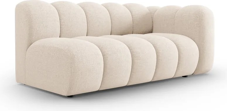 Divano componibile color crema (con penisola a destra) Lupine – Micadoni Home