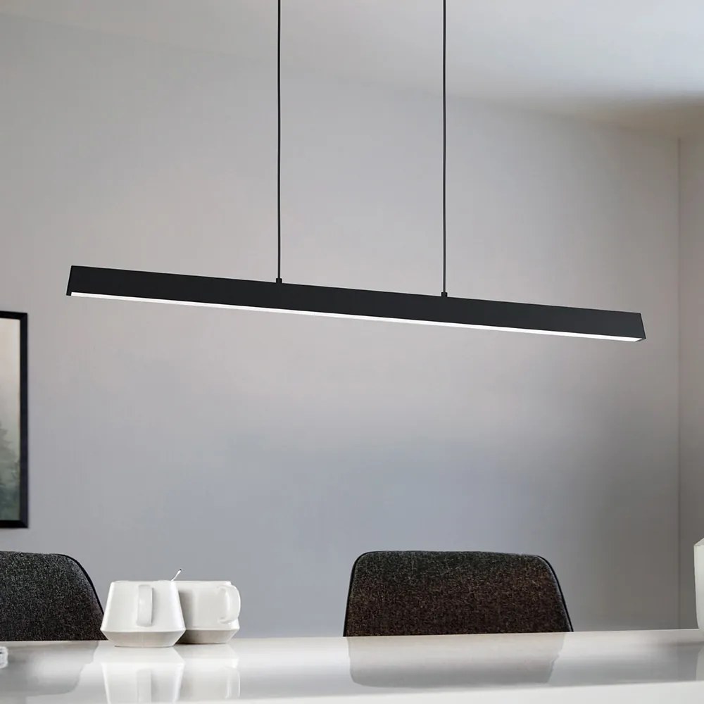 Lampadario Moderno Simolaris-Z Led Alluminio Nero