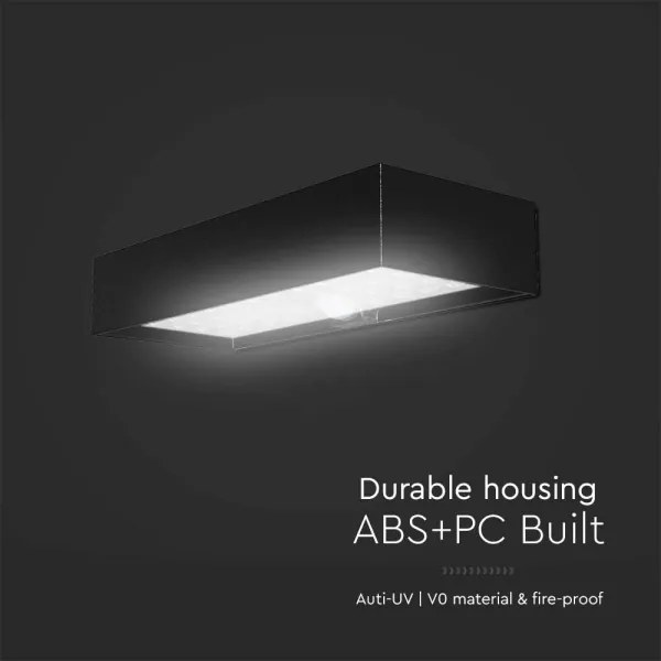 Applique a LED solare con sensore LED/6W/3,7V IP65 4000K 3000 mAh nero