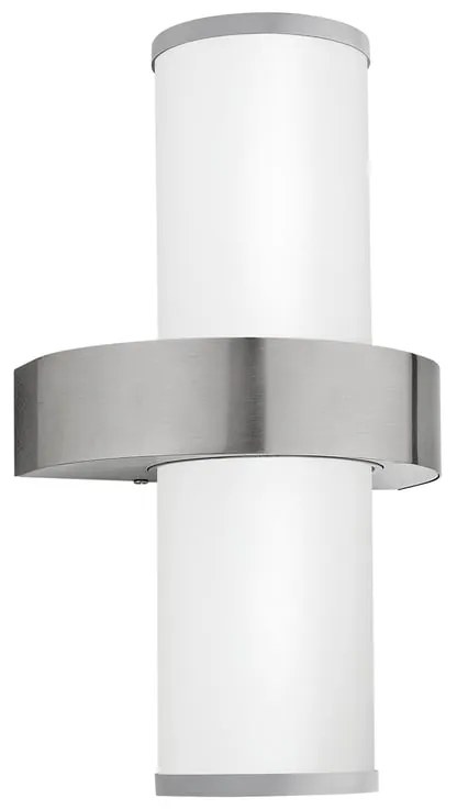 Applique moderno da esterno Beverly grigio IP44 2X E27 EGLO