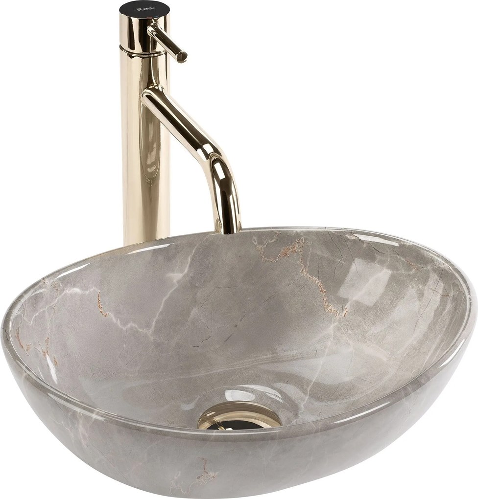 Lavabo da appoggio Rea Sofia Mini Kashmir