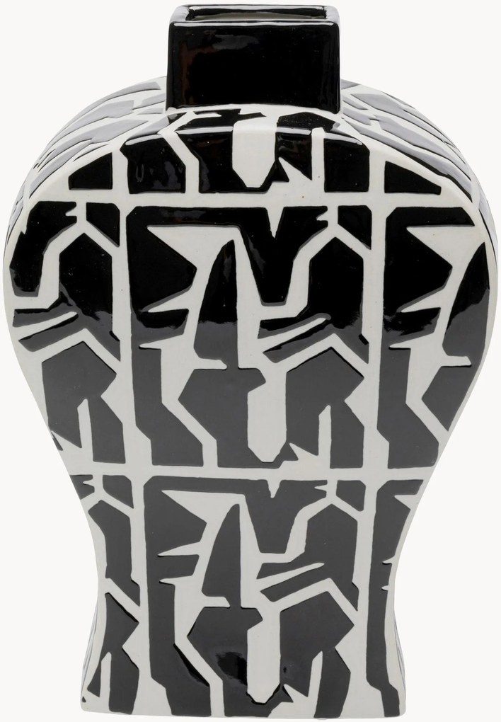 Vaso dipinto a mano Artistico, alt. 33 cm