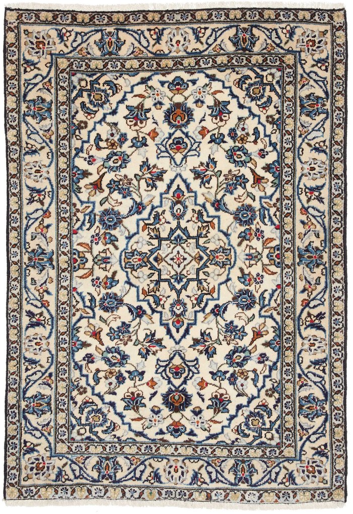 Kashan Tappeto persiano 100x140 Rosso (Iran) Annodato A Mano