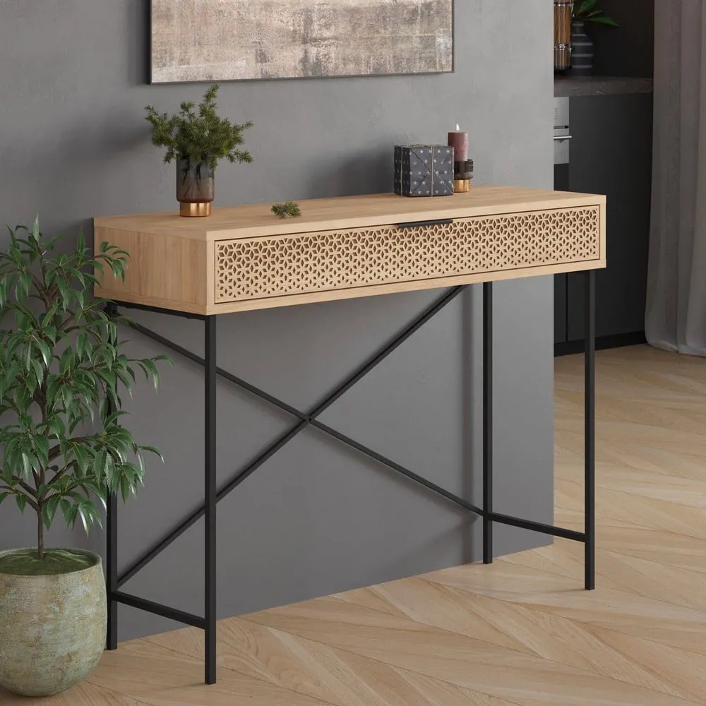 Consolle in rovere naturale 35,5x110 cm Ecrin - Marckeric