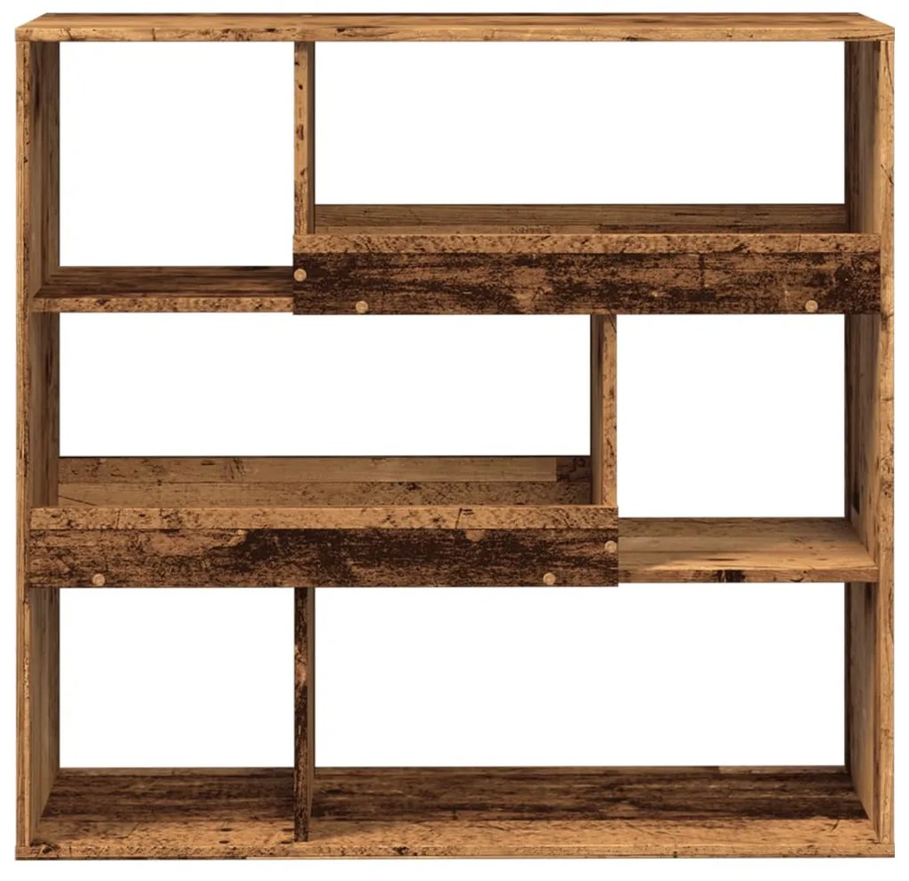 Libreria/divisorio legno antico 100x33x94,5 cm