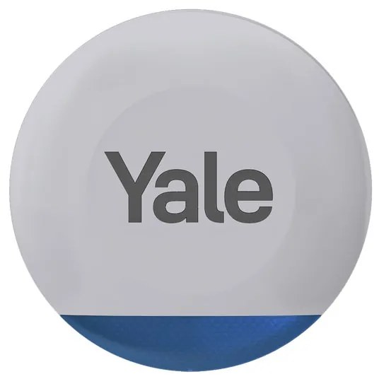 Sirena per allarme da interno / esterno senza fili smart  YALE 100dB, grigio