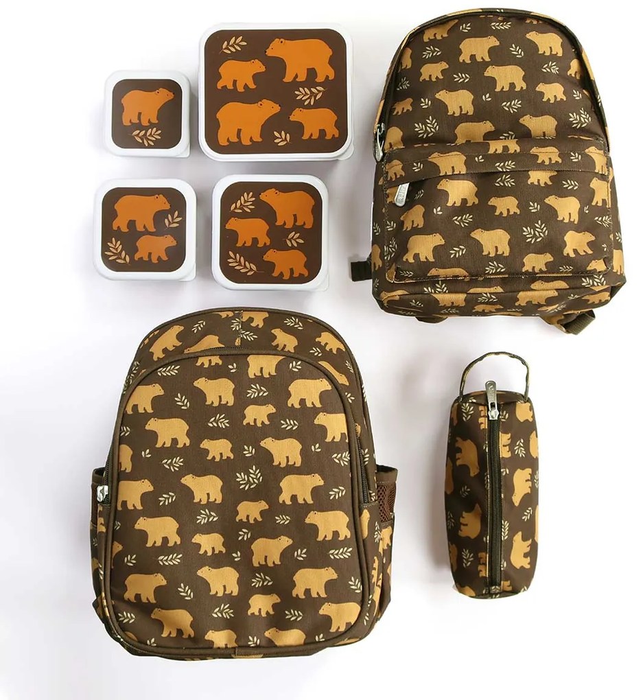 A Little Lovely Company - set di quattro scatole merenda - orsi