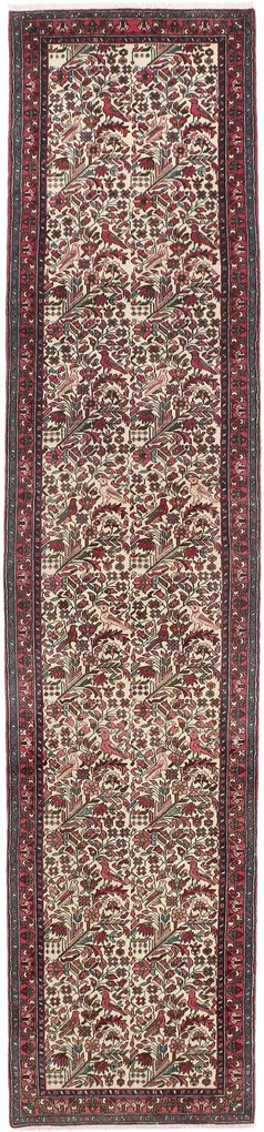 Hamedan Tappeto 90 x 400 (Iran) Annodato A Mano