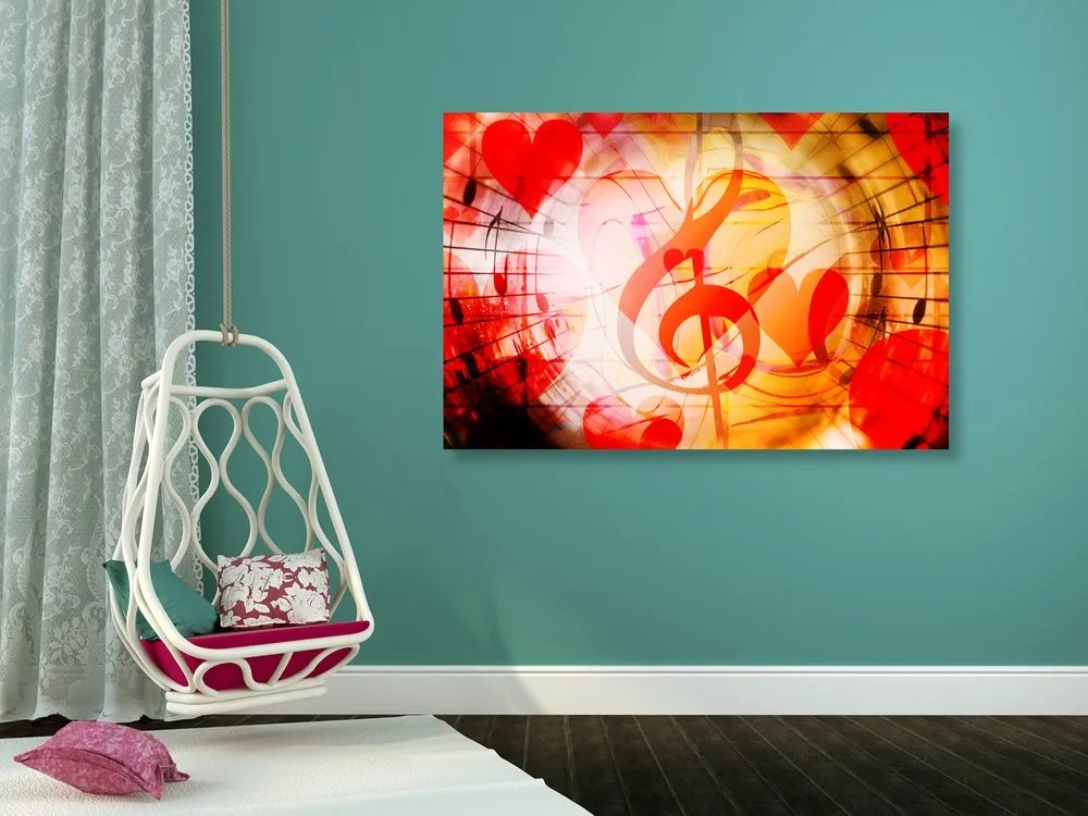 Quadro su tela – Amore per la musica