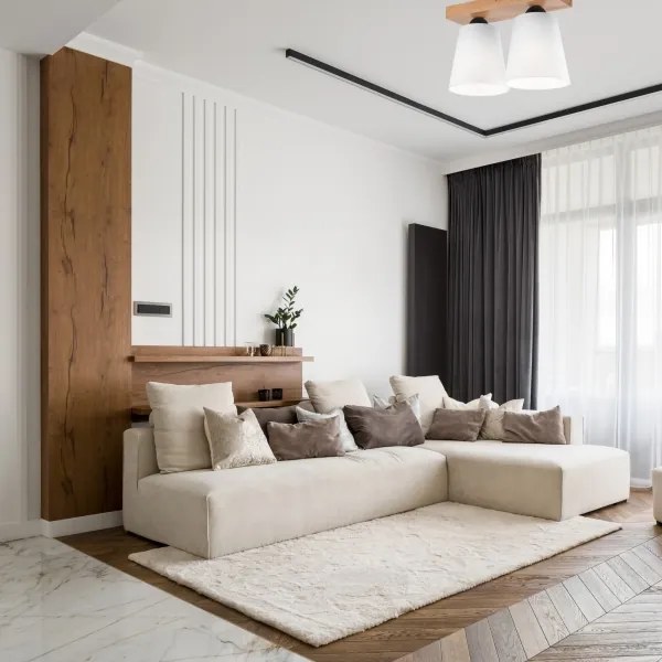 Lampadario a plafone LULA 2xE27/60W/230V quercia