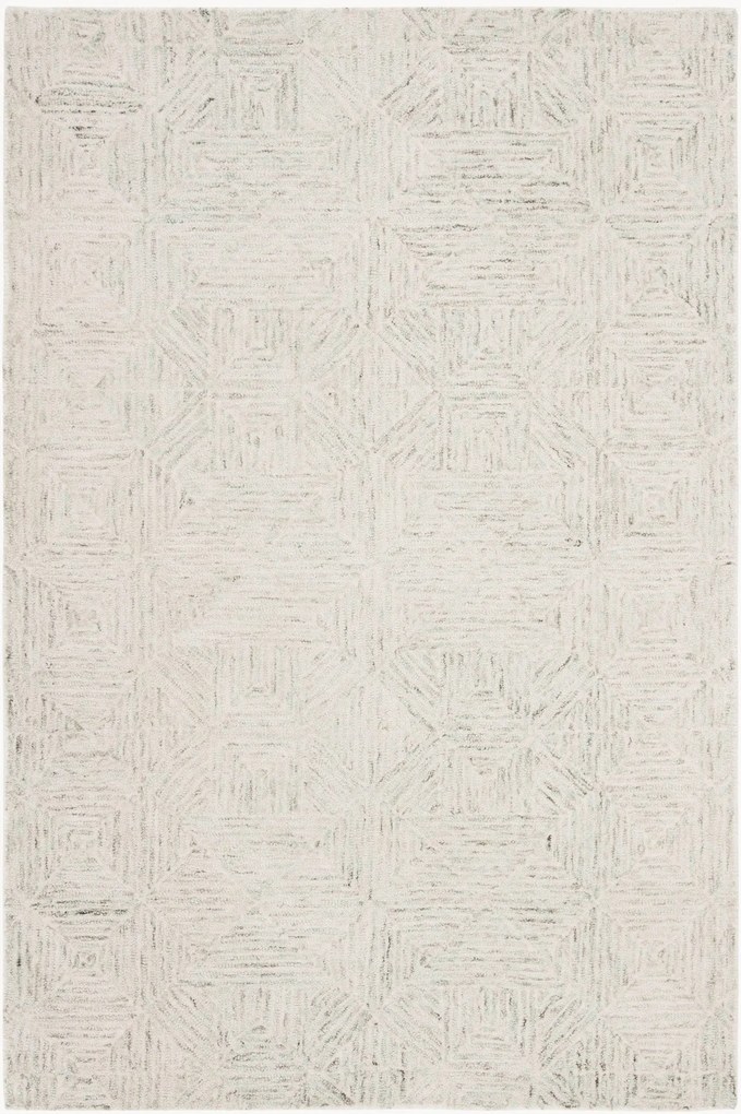 Tappeto in lana a pelo basso tuftato a mano Delyth