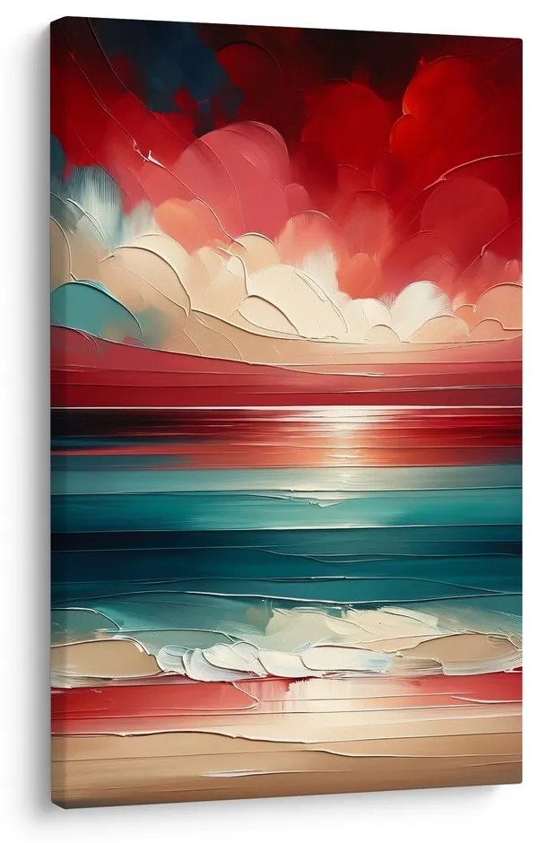 Quadro su tela – Mare nei colori del crepuscolo