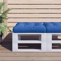 Cuscino per Pallet Blu Reale 50x50x12 cm in Tessuto 360435